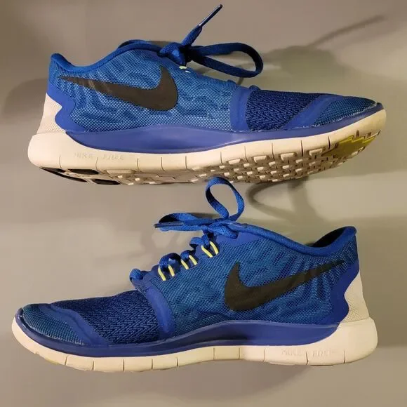 Nike Free 5.0 Youth Size 4Y Women's Sz 5.5 Blue/Black Running Shoes(725104-400) - Picture 6 of 11